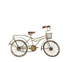 Fahrrad Metall 48x10x30cm Antik gold