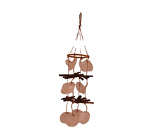 Mobile capiz natur 14x14x48cm Natur