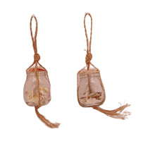 Anhänger Natur mit Muscheln 8x8x42cm 2 Stück sortiert Natural