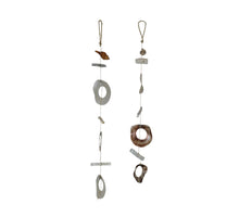 Girlande Natur mit Muscheln 10x2x60cm 2 assorti Natur