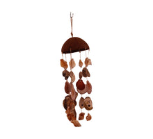 Anhänger Kokosnuss Natur mit Muscheln 14x14x56cm Natural