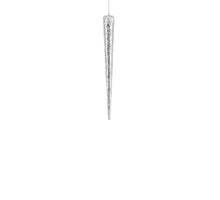 Hängender Pegel aus Silber - L40xB8xH8cm