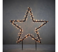 Star garden stick 225 led warmweiß - l90xb1xh102cm - 8 funktionen controller und timer