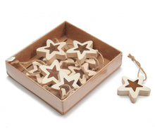 Weihnachtsbaumschmuck Stern 4,5cm 8St.