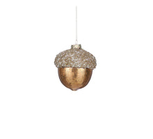 Eichelornament aus Gold - Ø 10 cm