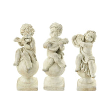 Figurine Zement 8x8x19cm 3 sortiert Grau