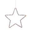 Sternförmiges Ornament Champagner - Ø 25 cm
