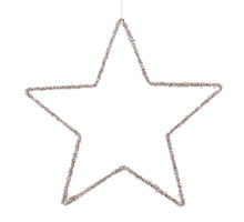 Stern-Ornament Champagner - Ø 40 cm