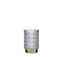 Teelichthalter aus Glas - H13xT8,5cm