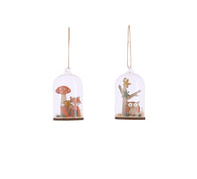 Ornament Herbst orange 2 sortiert - h10.5xd6cm