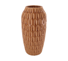 Vase ceramic 15x15x30.5cm Light brown