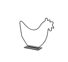 Huhn 'Dutch' 22x19cm Schwarz