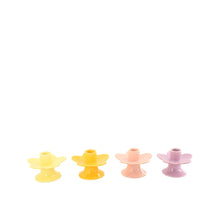 Kerzenhalter Blume Porzellan 11x11x7,5cm 4er Set