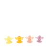 Kerzenhalter Blume Porzellan 11x11x7,5cm 4er Set