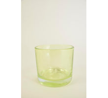 Kenny Topf rund Glas l.grün - h8xd9cm