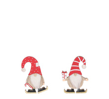 Weihnachtsmann rot weiß 2 sortiert - l18xw13xh2cm