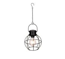 Gartenfackel schwarz solar warm weiß 12 led - h46xd7,5cm