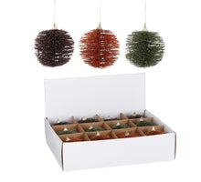 Ornament Kugel 3 sortiert - h10xd10cm - Herbst