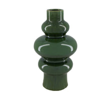 Keramikvase 18x18x32,5cm Grün