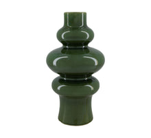 Keramikvase 19,5x19,5x37cm Grün
