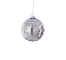 Ornament Tropfen Glas gold antik 3 Stück - h17xd6,5cm