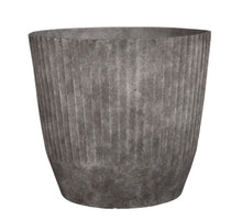 Rio Topf rund l.grau - h40,5xd45cm