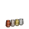 Teelicht hdr d.gelb l.grün l.braun d.rosa ass - h12,5xd8,5