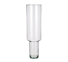 Fallon Vase aus recyceltem Glas - H70 x D19 cm