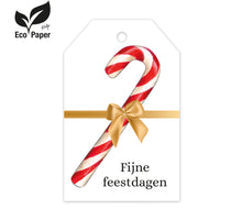 Pack a 20 Karten - Zuckerstange - Frohe Feiertage - Eco