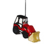 Ornament Bulldozer rot - l12xw4,5xh7,5cm