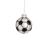 Ornament Fußball silber - h7,5cm