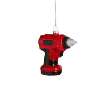 Ornamentbohrer rot - L9 x B3,5 x H9 cm