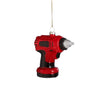 Ornamentbohrer rot - L9 x B3,5 x H9 cm