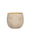 Hendrick Topf rund creme - H19 x D21,5 cm