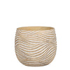 Hendrick Topf rund creme - H20 x D23,5 cm