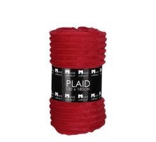 Lorens Fleece-Decke rot - 180 x 130 cm