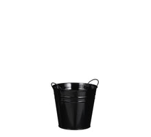 Joey Topf rund schwarz - h12xd13cm