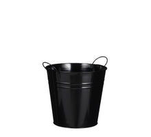 Joey Topf rund schwarz - h16xd18cm