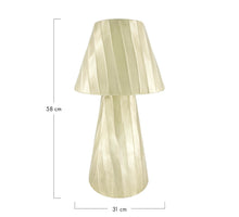 Floor lamp metal 31x31x58cm Gold