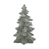 Baum aus Polyresin, 10 x 8,5 x 15,5 cm, Grau