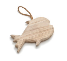 Paulownia Fisch rund 32x21cm