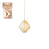 Ornament Zwiebel weiß - H7,5 x D8 cm
