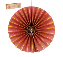 Waaier hangend roze - h2xd30cm