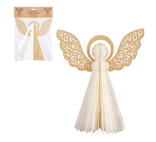 Engel-Ornament weiß - H30 x B30 cm