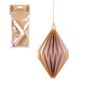 Ornament Zwiebel lila - H15,5 x D12 cm