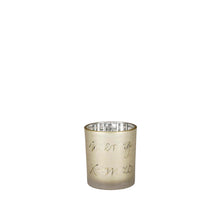 Arya Teelichthalter gold - H10 x D9 cm