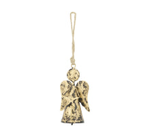 Hanger angel metal 8x6x14cm Antique gold