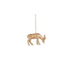 Hirschornament goldfarben - L9 x B2 x H5,5 cm