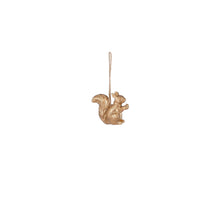 Ornament Eichhörnchen gold - L6,5xB2,5xH5,5cm