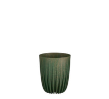 Lungo Topf rund grün FSC Mix - h17xd14cm